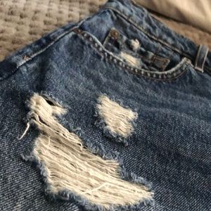7 For all mankind distressed skirt